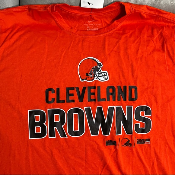 NWT - Nike NFL Cleveland Browns Men’s T Shirt - Size XL - Picture 5 of 10